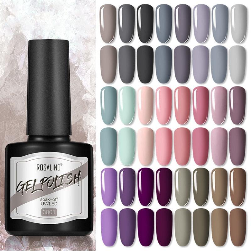 Vernis à Ongles Gel Brillant Femme Peinture Permanente Effet Brillant Mat Pour Manucure Nail Art Design Pour Femmes et Filles