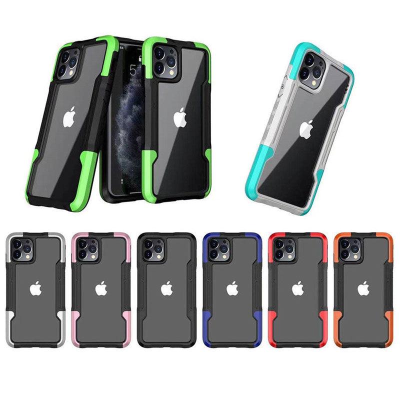 Coque de téléphone antichoc pour iPhone 12 11 13 Pro Max Coque transparente pour iPhone 11 12 13 Housse de protection complète rigide souple 360 degrés Design de luxe simple Housse de téléphone brillante pour iPhone