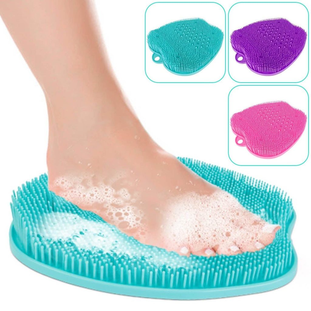 Tapis de douche exfoliant pour les pieds