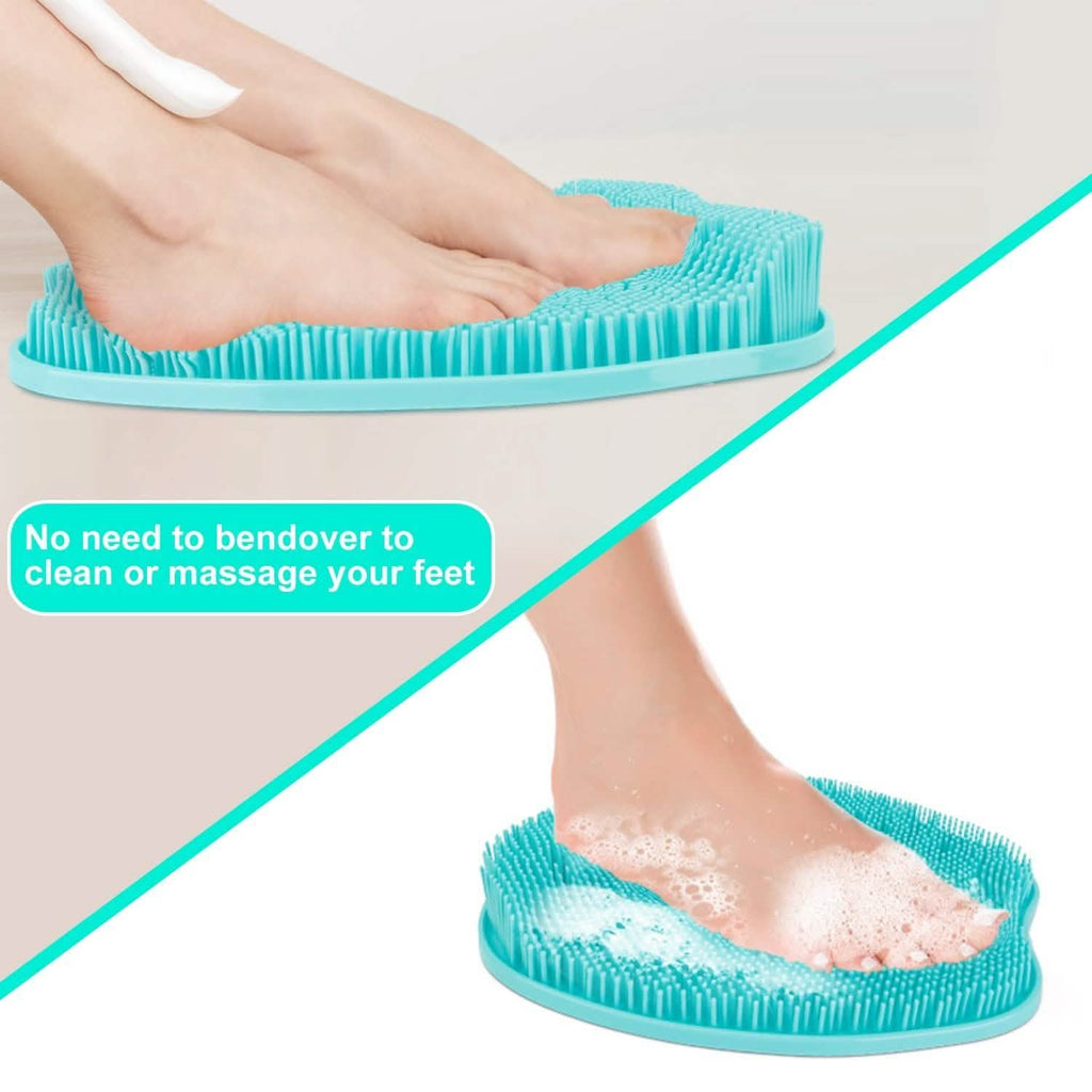 Tapis de douche exfoliant pour les pieds