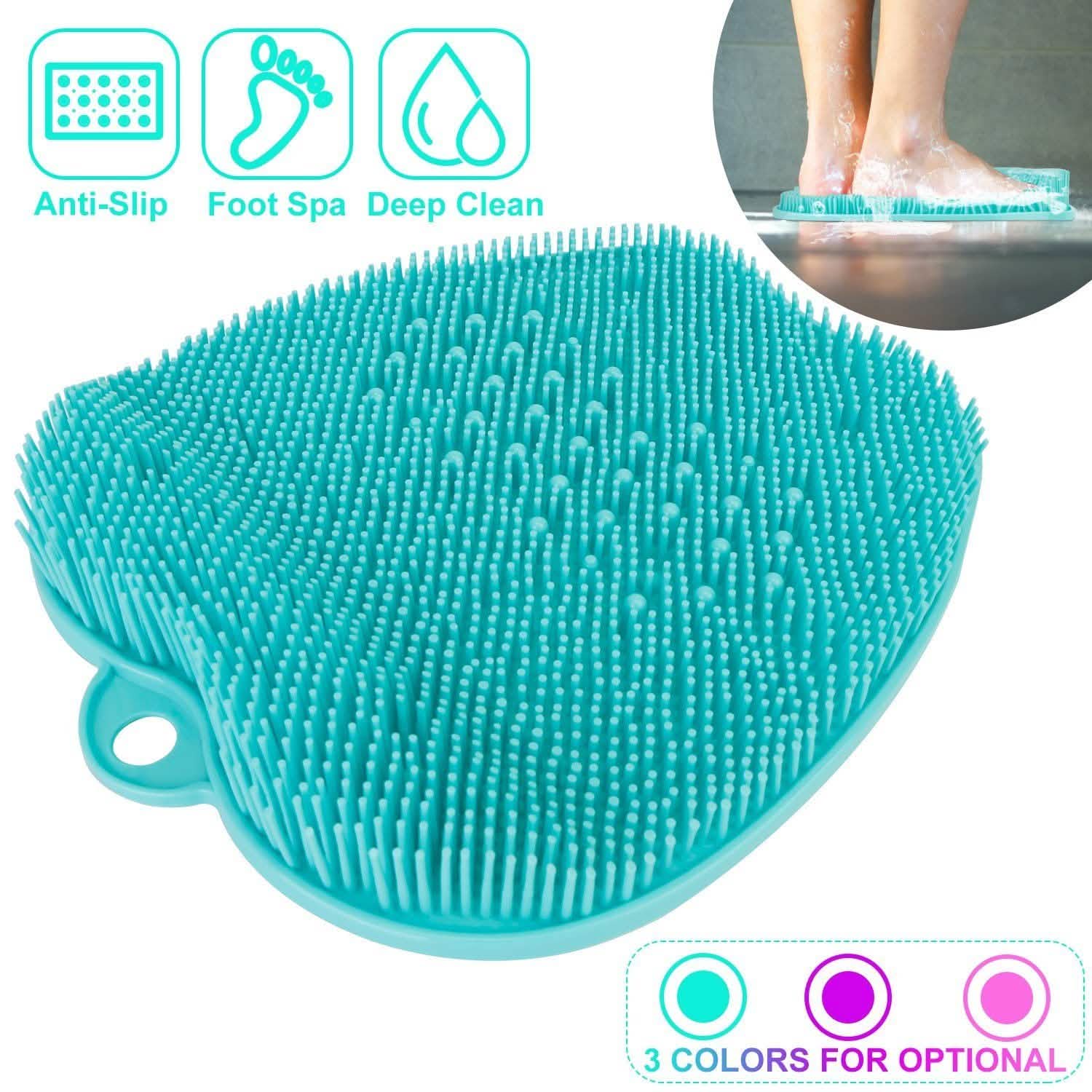 Tapis de douche exfoliant pour les pieds