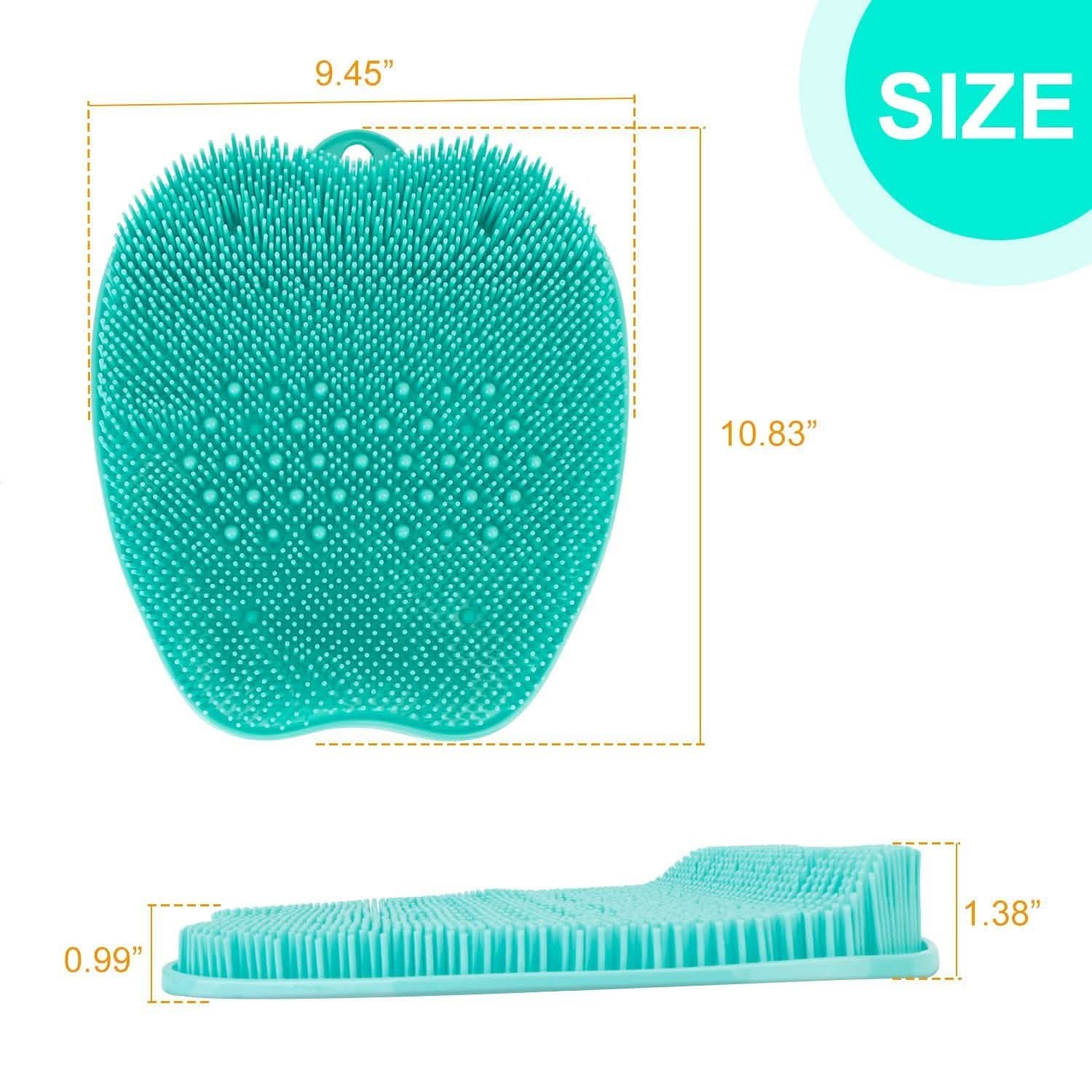 Tapis de douche exfoliant pour les pieds