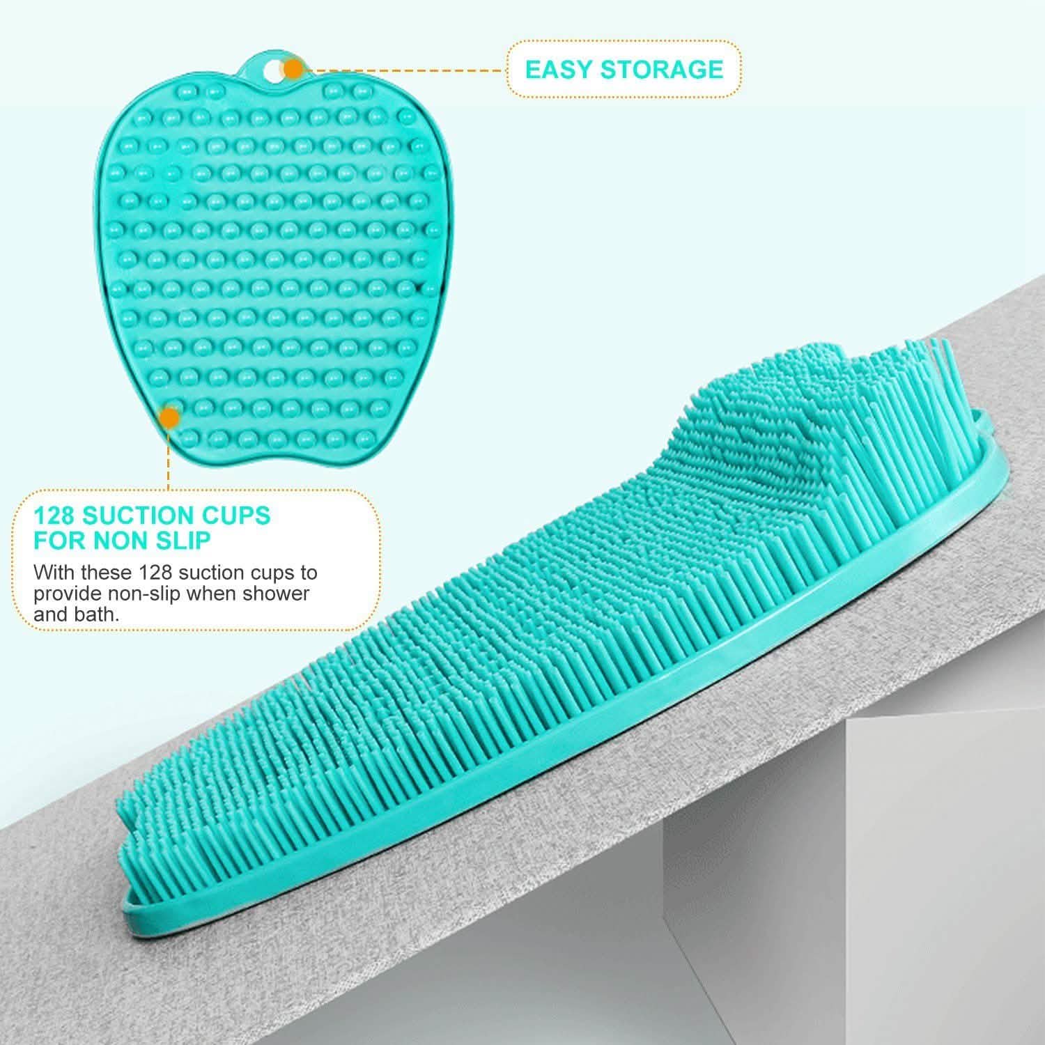 Tapis de douche exfoliant pour les pieds
