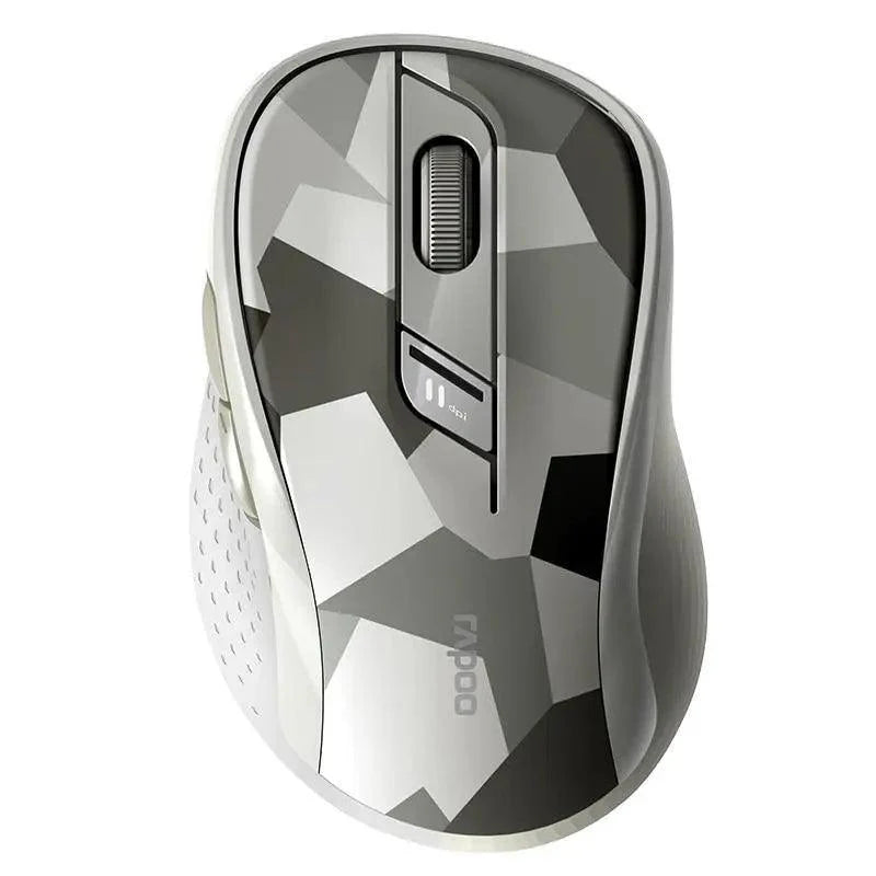 Souris sans fil silencieuse pour ordinateur portable, avec DPI réglable, design élégant, basculement facile Bluetooth et 2,4 GHz, pour ordinateur