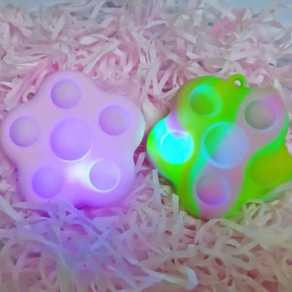 Balle jouet lumineuse en silicone de décompression