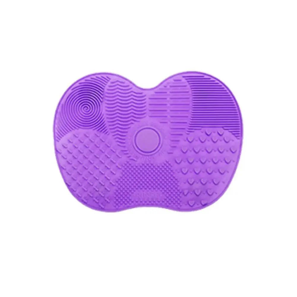 Tapis de nettoyage pour pinceaux de maquillage en silicone - Outil de lavage et de nettoyage de maquillage portable