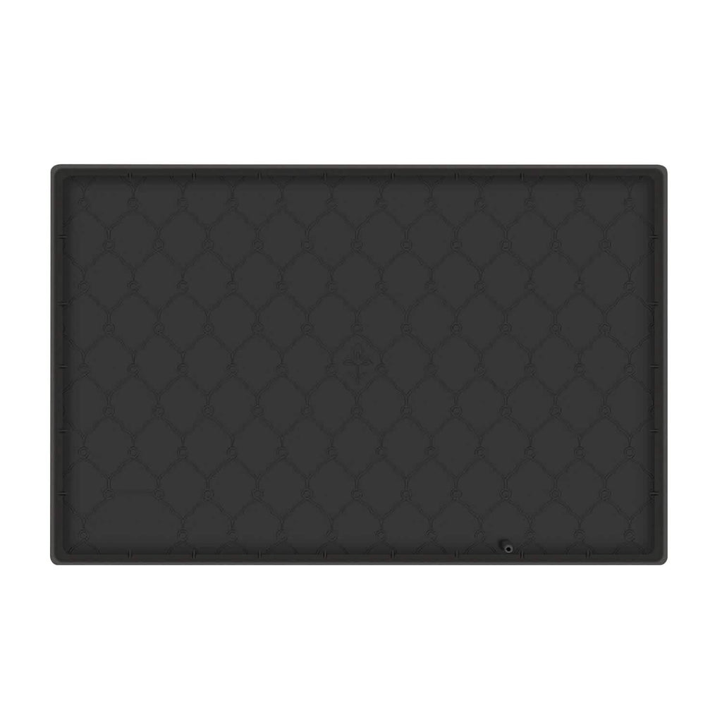 Tapis de protection d'évier en silicone avec trou de drainage