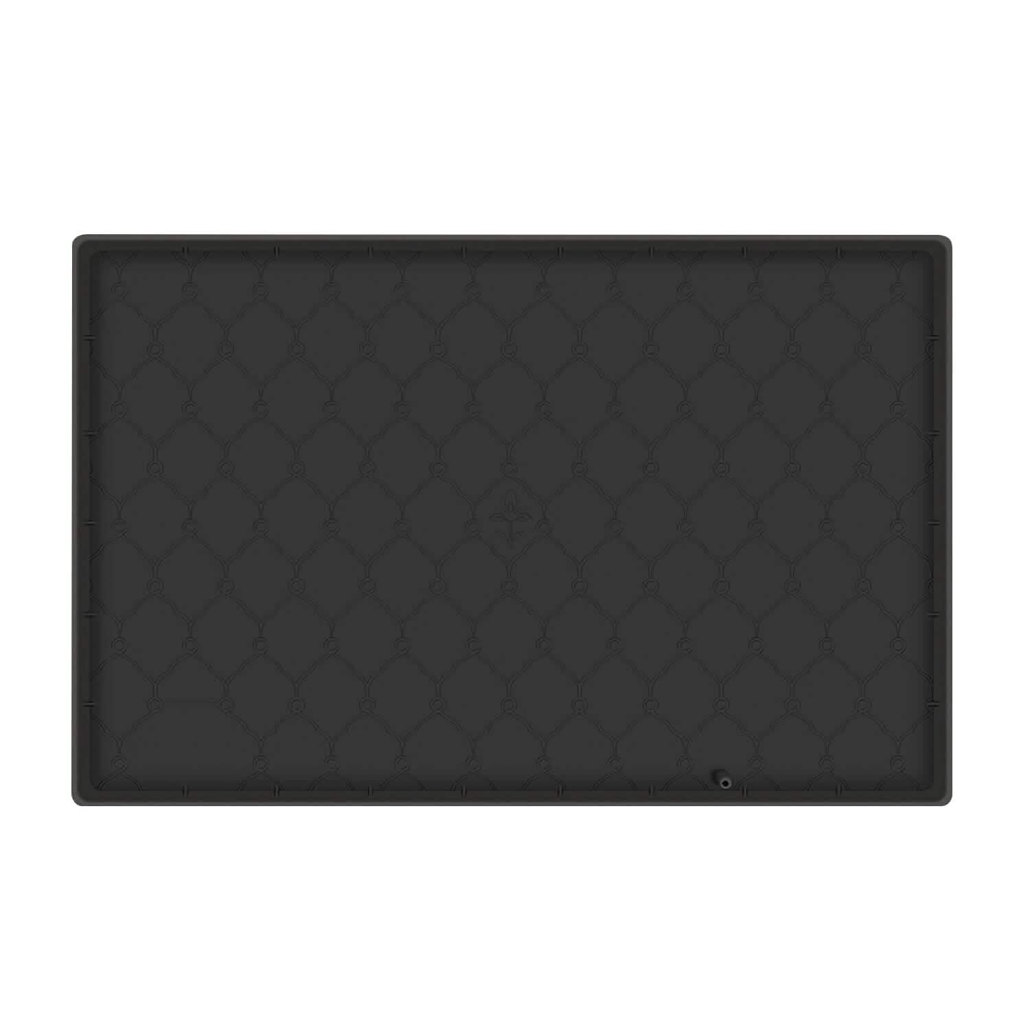 Tapis de protection d'évier en silicone avec trou de drainage
