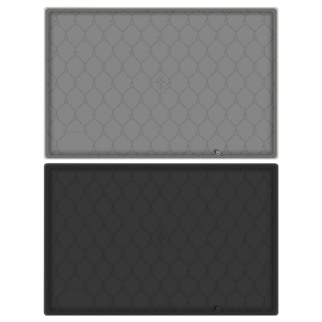 Tapis de protection d'évier en silicone avec trou de drainage