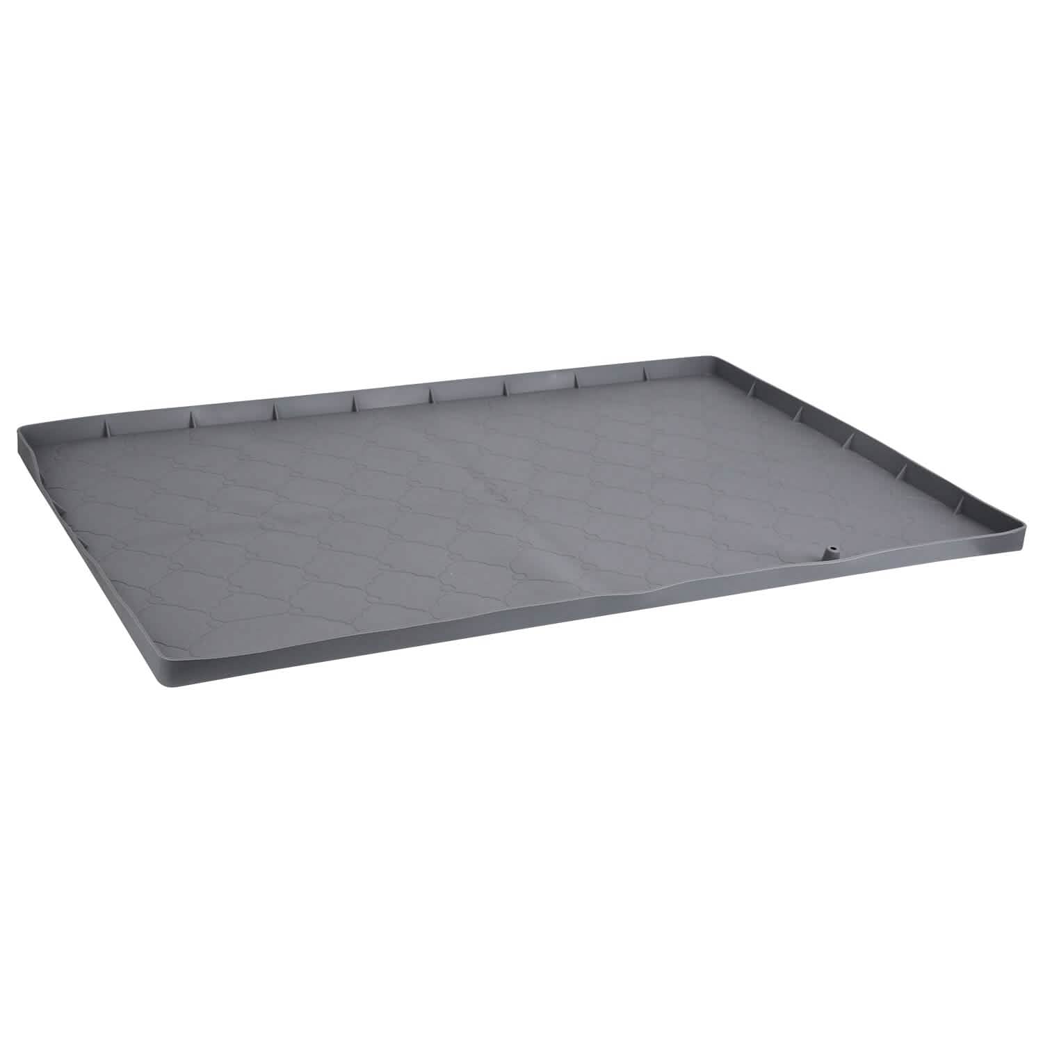 Tapis de protection d'évier en silicone avec trou de drainage
