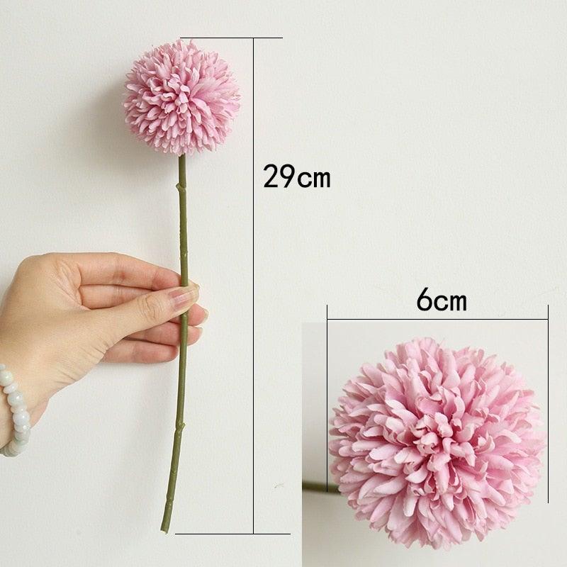 Bouquets de fleurs artificielles en soie – Boules de fleurs artificielles pour la maison, la décoration de mariage, les cadeaux de Saint-Valentin