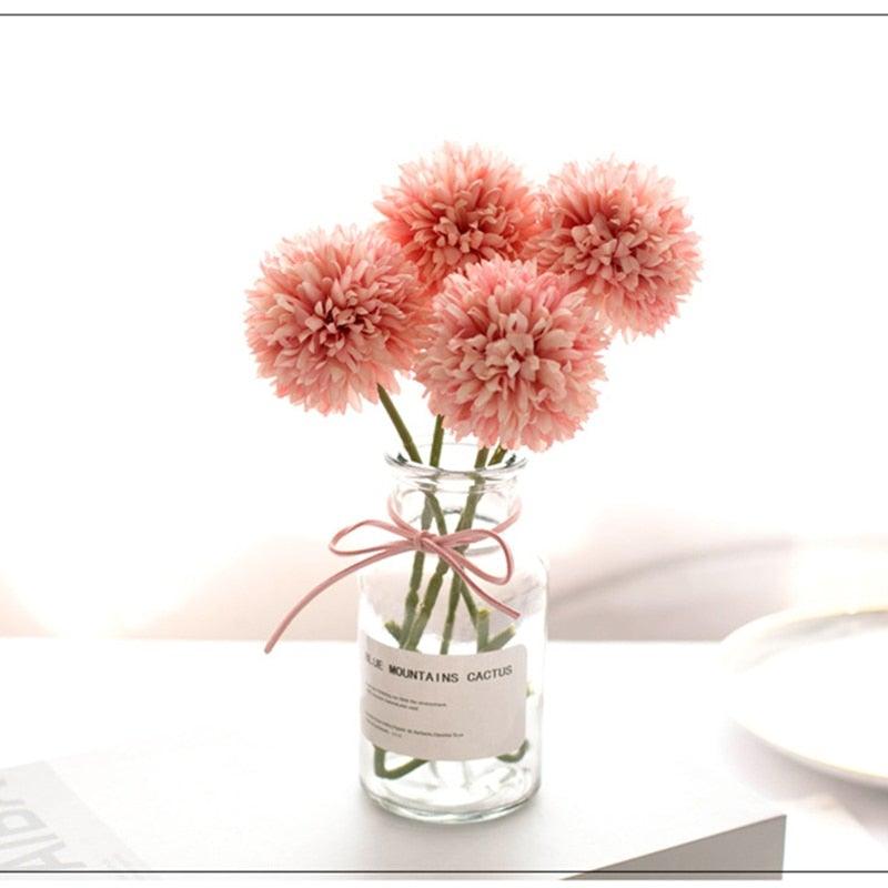 Bouquets de fleurs artificielles en soie – Boules de fleurs artificielles pour la maison, la décoration de mariage, les cadeaux de Saint-Valentin