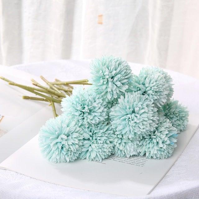Bouquets de fleurs artificielles en soie – Boules de fleurs artificielles pour la maison, la décoration de mariage, les cadeaux de Saint-Valentin