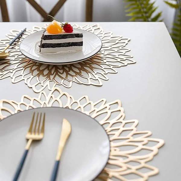 Sets de Table Décoratifs Argent et Or
