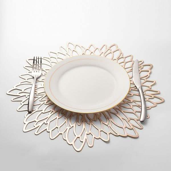 Sets de Table Décoratifs Argent et Or
