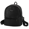 Mini sac à dos uni simple et élégant pour femmes et filles - Joli sac de voyage tendance pour étudiantes