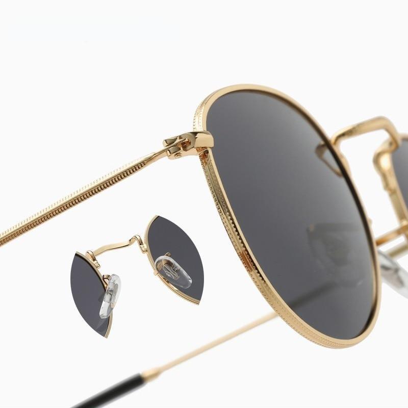 Petites lunettes de soleil tendance au design simple pour femmes, lunettes rondes pour hommes/femmes, lunettes de luxe, protection UV, légères pour la conduite, la pêche, le sport, lunettes de soleil pour hommes.