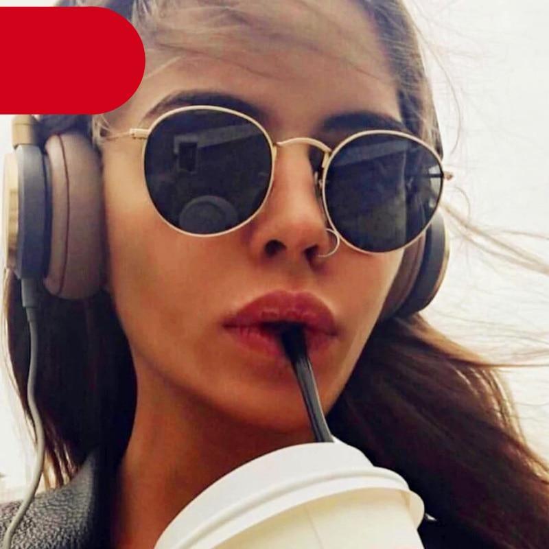 Petites lunettes de soleil tendance au design simple pour femmes, lunettes rondes pour hommes/femmes, lunettes de luxe, protection UV, légères pour la conduite, la pêche, le sport, lunettes de soleil pour hommes.