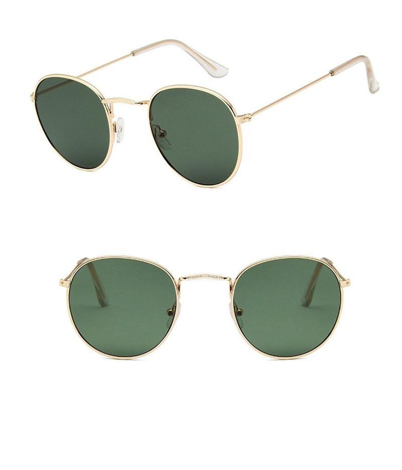 Petites lunettes de soleil tendance au design simple pour femmes, lunettes rondes pour hommes/femmes, lunettes de luxe, protection UV, légères pour la conduite, la pêche, le sport, lunettes de soleil pour hommes.