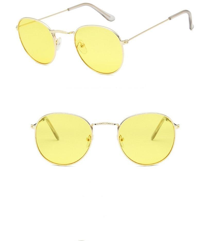 Petites lunettes de soleil tendance au design simple pour femmes, lunettes rondes pour hommes/femmes, lunettes de luxe, protection UV, légères pour la conduite, la pêche, le sport, lunettes de soleil pour hommes.