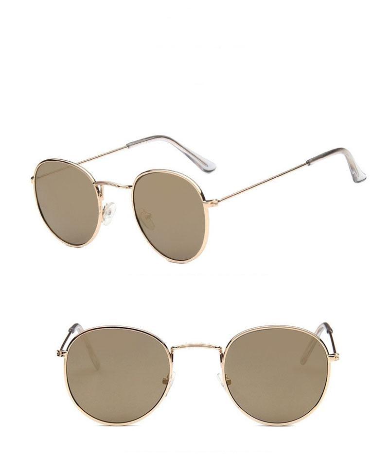 Petites lunettes de soleil tendance au design simple pour femmes, lunettes rondes pour hommes/femmes, lunettes de luxe, protection UV, légères pour la conduite, la pêche, le sport, lunettes de soleil pour hommes.