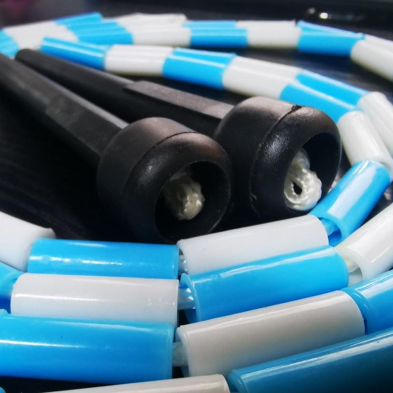 Corde à sauter perlée simple pour enfants, corde à sauter segmentée pour le fitness, cordes à sauter perlées classiques pour l'éducation physique, la salle de sport, le verre, l'usage personnel, corde à sauter haut de gamme pour enfants