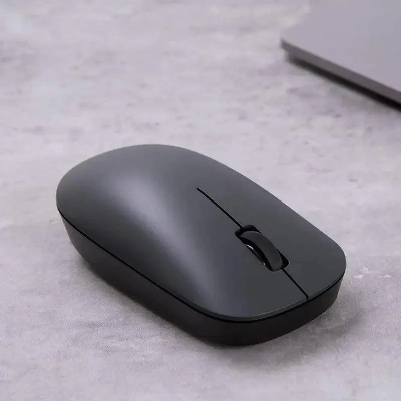 Souris optique sans fil Bluetooth USB simple moderne blanche/noire pour ordinateur portable PC Souris rechargeable mince pour ordinateur
