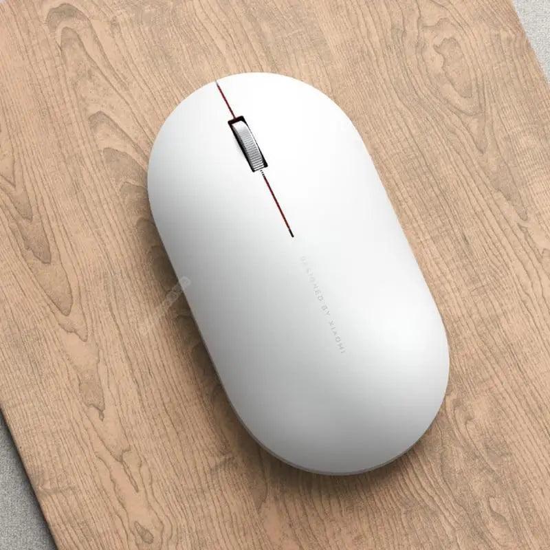Souris optique sans fil Bluetooth USB simple moderne blanche/noire pour ordinateur portable PC Souris rechargeable mince pour ordinateur