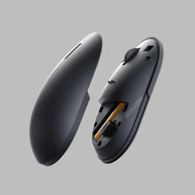 Souris optique sans fil Bluetooth USB simple moderne blanche/noire pour ordinateur portable PC Souris rechargeable mince pour ordinateur
