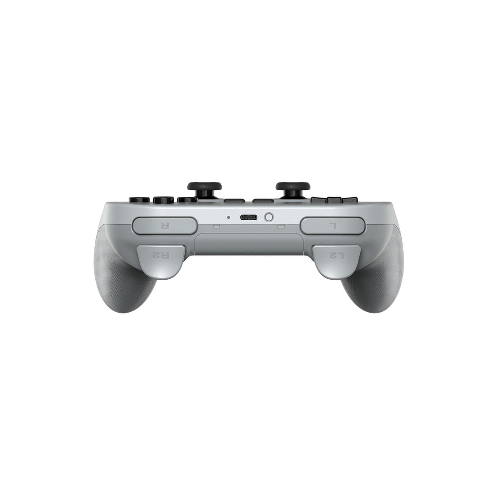 Manette de jeu Bluetooth simple blanc pur compatible avec PC, écran, ordinateur portable, tablette