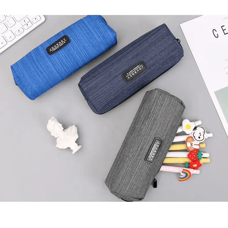 Trousse à Crayon Imperméable Carrée Simple et Petite pour Étudiants, Trousse Scolaire Unique