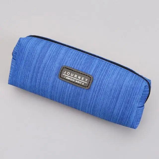 Trousse à Crayon Imperméable Carrée Simple et Petite pour Étudiants, Trousse Scolaire Unique