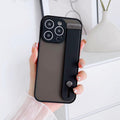 Simple Unique Design Coque en Silicone Protection Complète de l'Objectif Armure Antichoc avec Dragonne pour iPhone 14 13 12 11 Pro Max XR XS X 7 8 Plus Housse de Téléphone Rigide de Luxe en Silicone