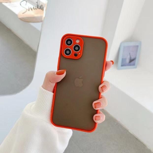 Coque de téléphone antichoc en silicone blanc simple avec appareil photo pour iPhone 13 Pro Max 14 Pro, housse de protection pour homme, coque arrière translucide moderne, étui pour téléphone portable compatible avec iPhone