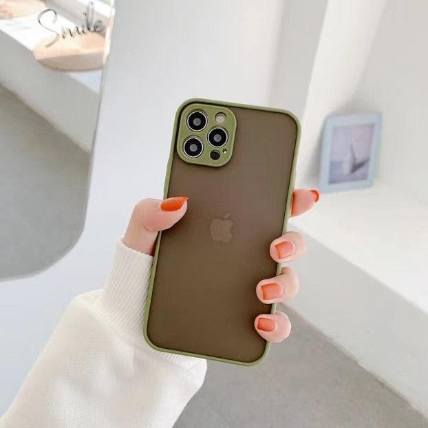 Coque de téléphone antichoc en silicone blanc simple avec appareil photo pour iPhone 13 Pro Max 14 Pro, housse de protection pour homme, coque arrière translucide moderne, étui pour téléphone portable compatible avec iPhone