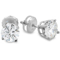 Puce d'oreille individuelle en véritable diamant de 0,40 carat, en or massif 14 carats. Wow.