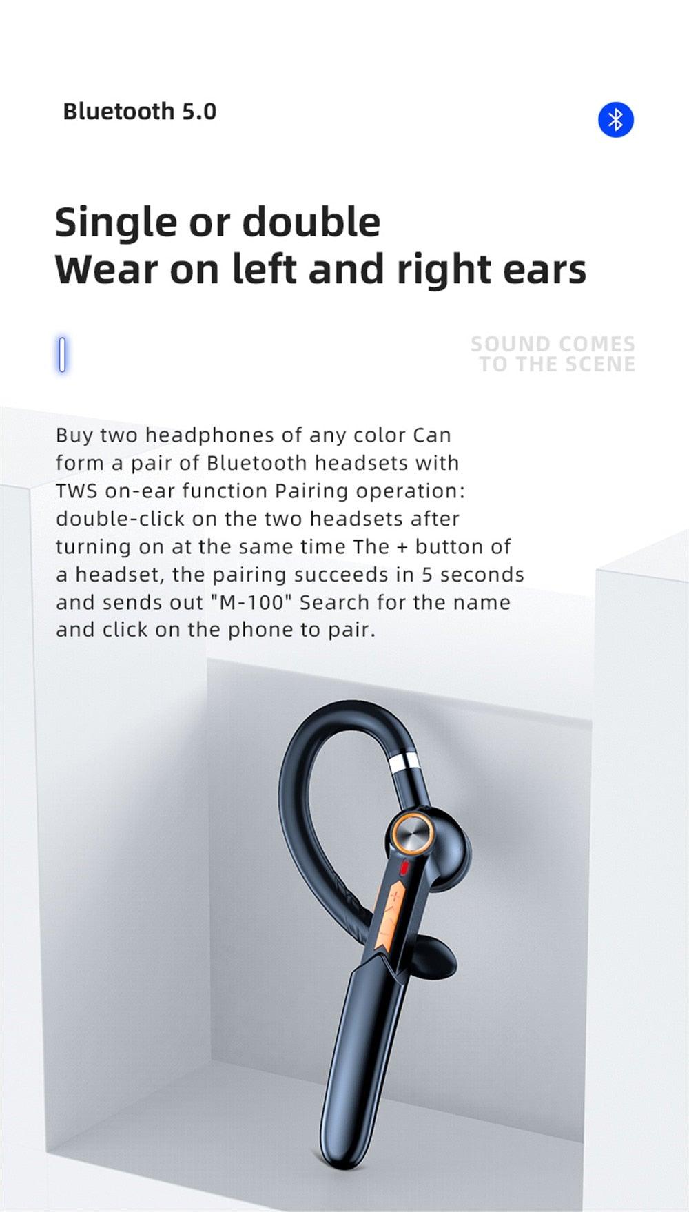 Écouteur sans fil Bluetooth 5.0 individuel mains-libres HIFI à capteur tactile pour iPhone, étanche, pour sport