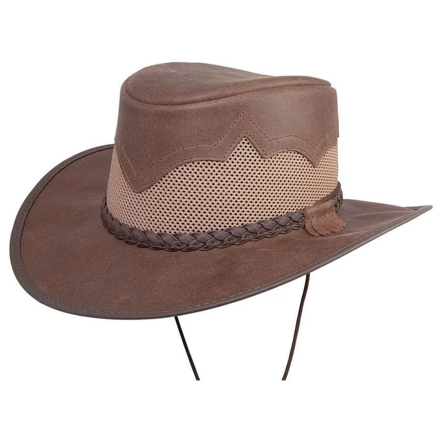 Head'n Home Sirocco - Chapeau Australien en Cuir
