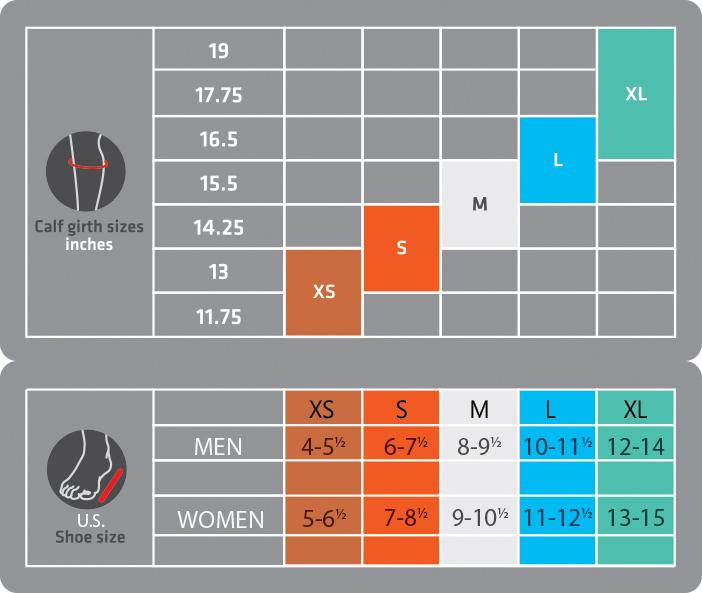 Bas de compression médicale (sous le genou)