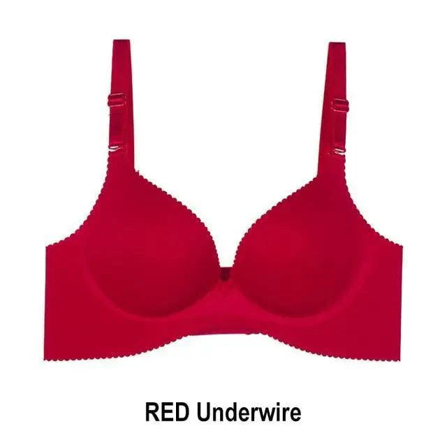 Soutiens-gorge profonds en U sizzle pour femmes et filles Soutiens-gorge push-up Sous-vêtements féminins sans coutures sans dos