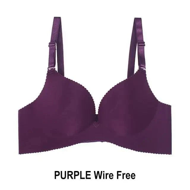 Soutiens-gorge profonds en U sizzle pour femmes et filles Soutiens-gorge push-up Sous-vêtements féminins sans coutures sans dos