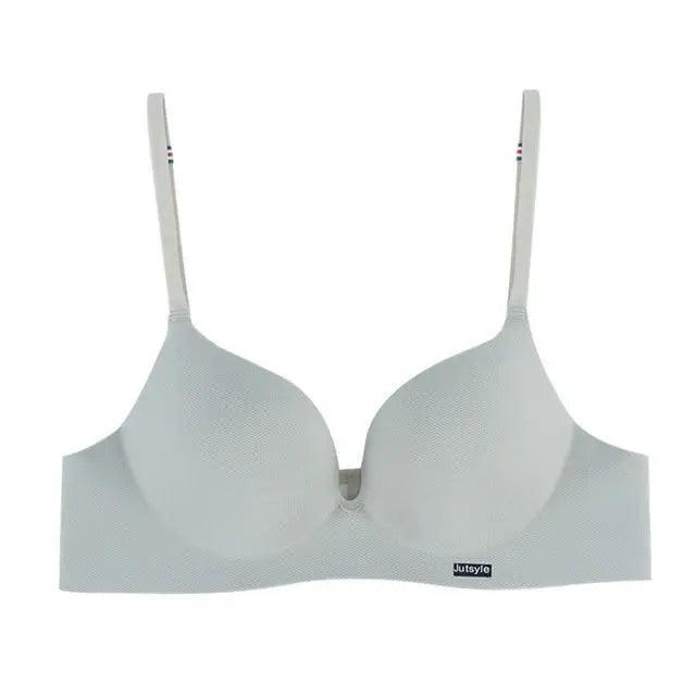 Soutiens-gorge profonds en U sizzle pour femmes et filles Soutiens-gorge push-up Sous-vêtements féminins sans coutures sans dos