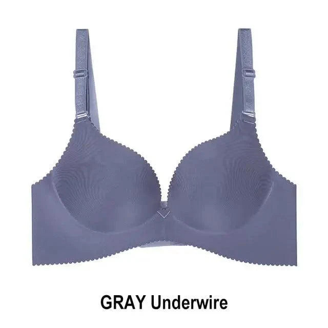 Soutiens-gorge profonds en U sizzle pour femmes et filles Soutiens-gorge push-up Sous-vêtements féminins sans coutures sans dos