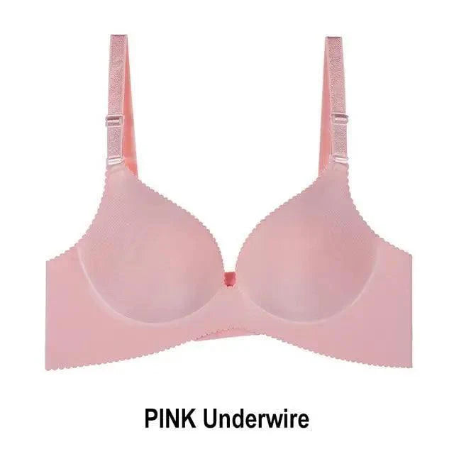 Soutiens-gorge profonds en U sizzle pour femmes et filles Soutiens-gorge push-up Sous-vêtements féminins sans coutures sans dos