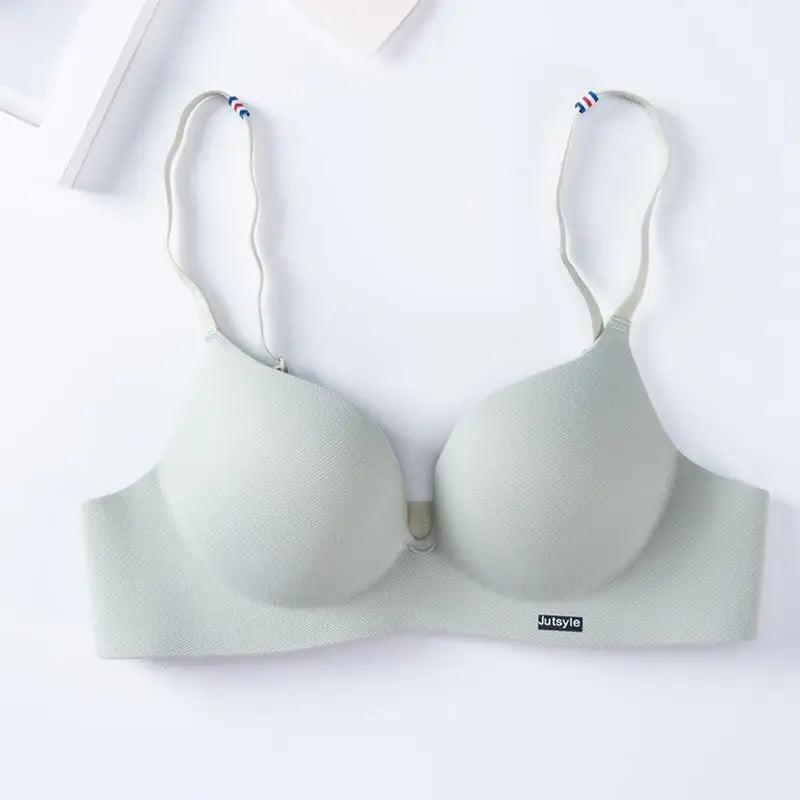 Soutiens-gorge profonds en U sizzle pour femmes et filles Soutiens-gorge push-up Sous-vêtements féminins sans coutures sans dos