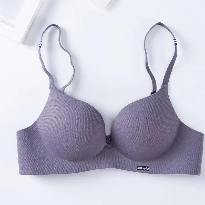 Soutiens-gorge profonds en U sizzle pour femmes et filles Soutiens-gorge push-up Sous-vêtements féminins sans coutures sans dos