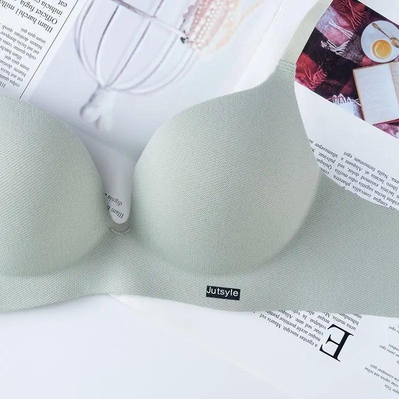 Soutiens-gorge profonds en U sizzle pour femmes et filles Soutiens-gorge push-up Sous-vêtements féminins sans coutures sans dos
