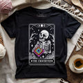 T-shirt de Tarot « Squelette crocheteur »