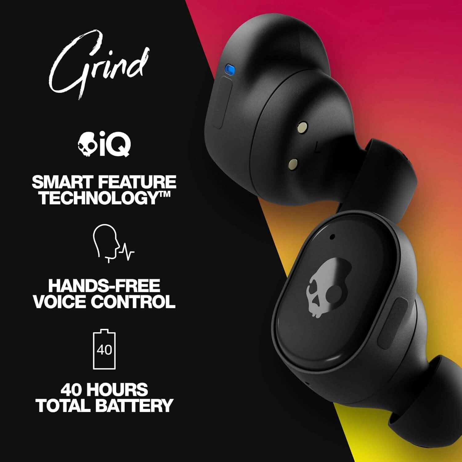 Écouteurs sans fil intra-auriculaires Skullcandy Grind (reconditionnés)