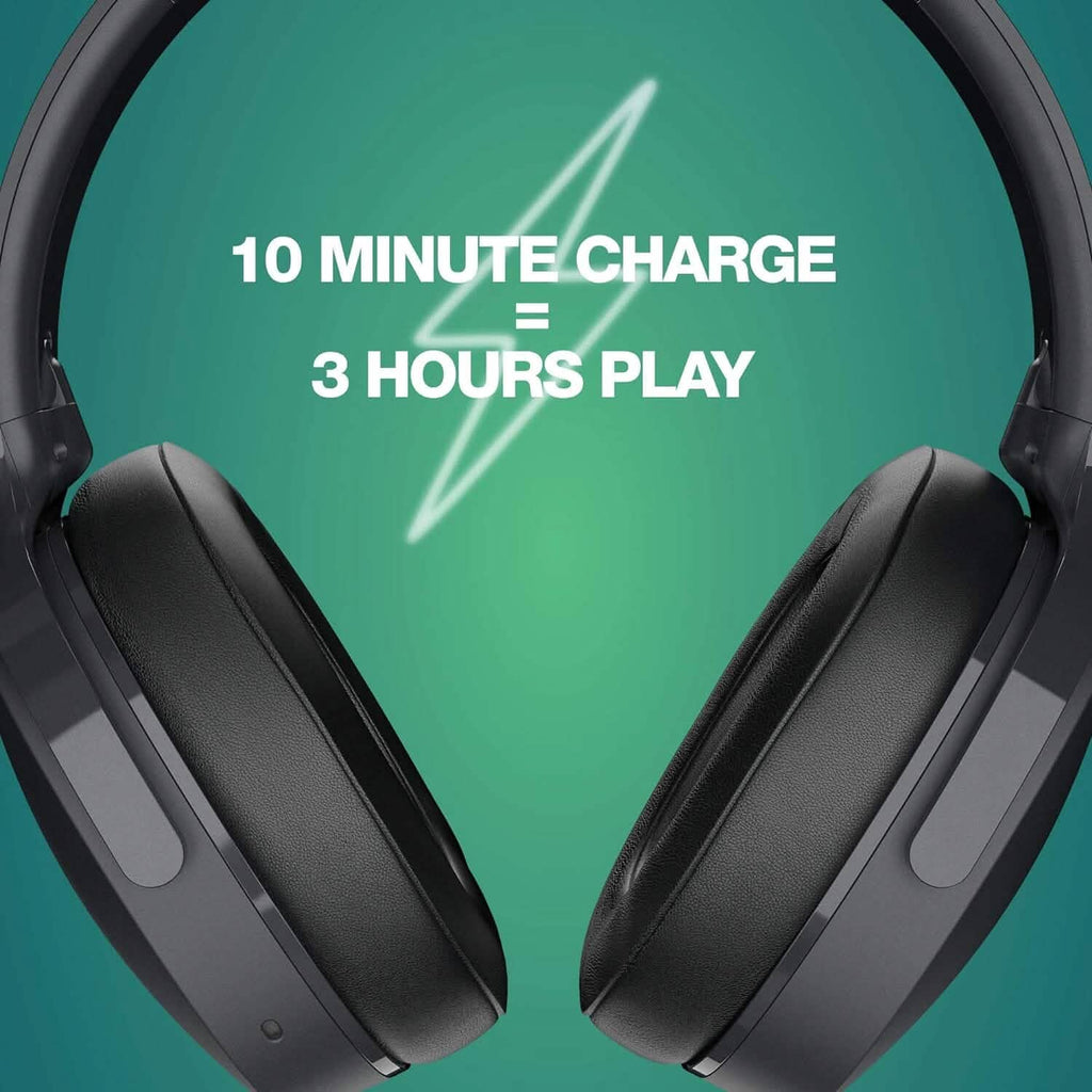 Skullcandy Hesh ANC Casque supra-auriculaire sans fil à annulation de bruit - True Black (Reconditionné)